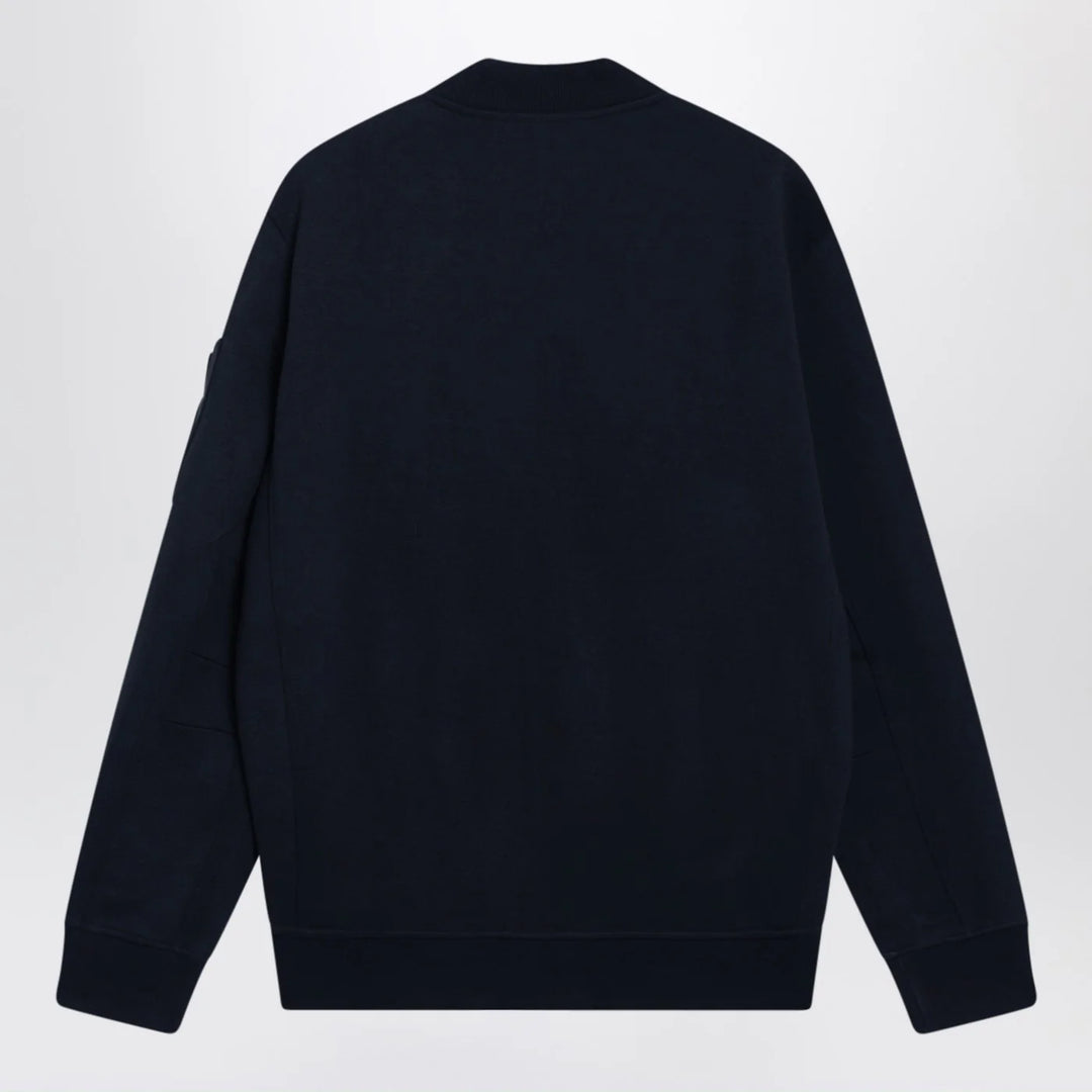 Polo Ralph Lauren - Navy blue zip-up cotton-blend sweatshirt