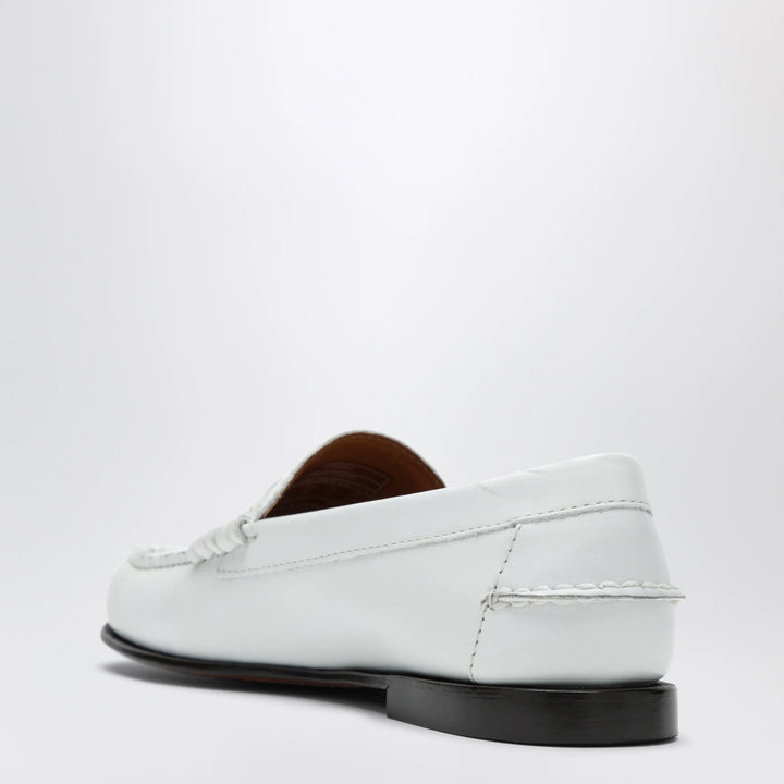 Sebago - Danielle white leather loafers