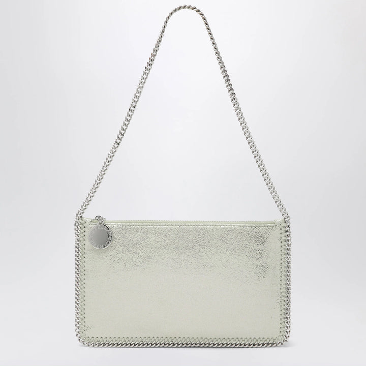 Stella McCartney - Light lime green mini Falabella shoulder bag