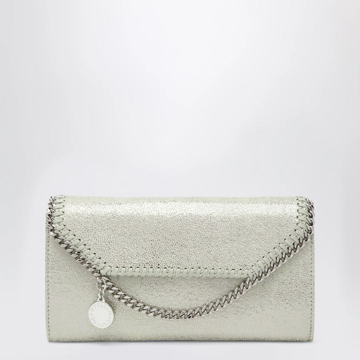 Stella McCartney - Light lime green Falabella shoulder wallet bag