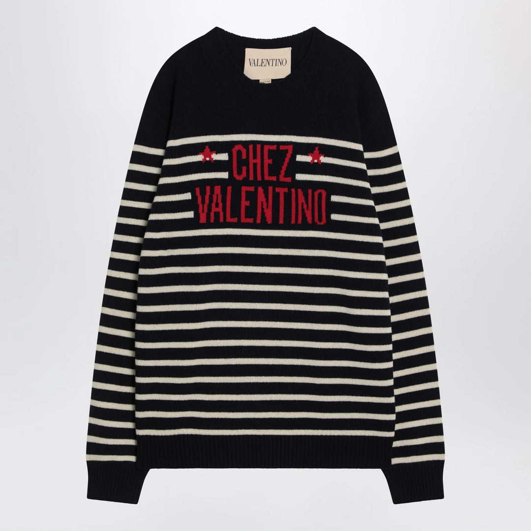 Valentino - Sweater with jacquard pattern Chez Valentino