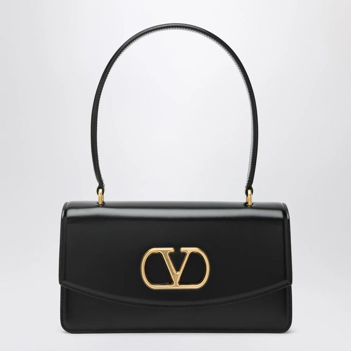 Valentino Garavani - Vain bag in black glossy calfskin