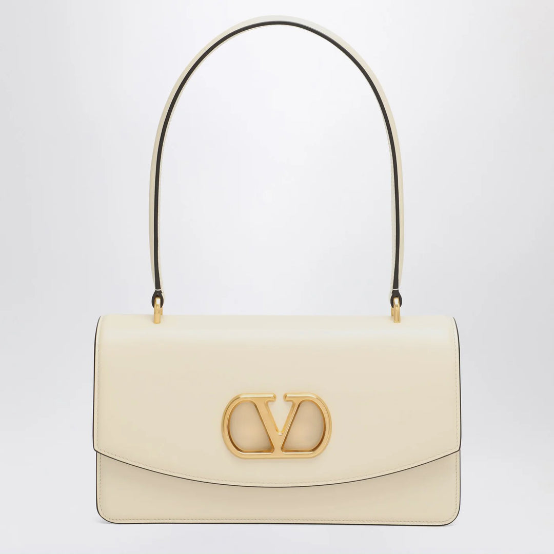 Valentino Garavani - Vain bag in butter White glossy calfskin