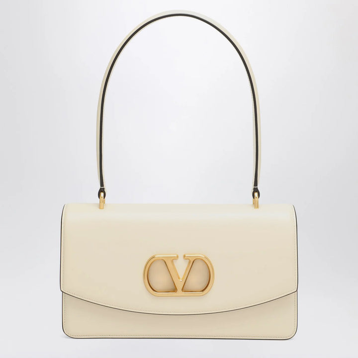 Valentino Garavani - Vain bag in butter White glossy calfskin