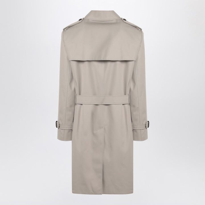 Burberry Heron-coloured cotton trench coat