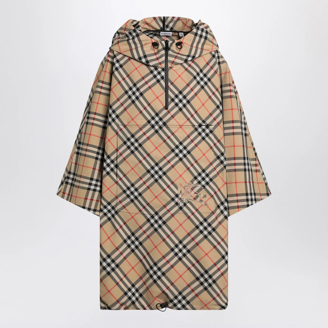 Burberry - Beige flounced midi skirt