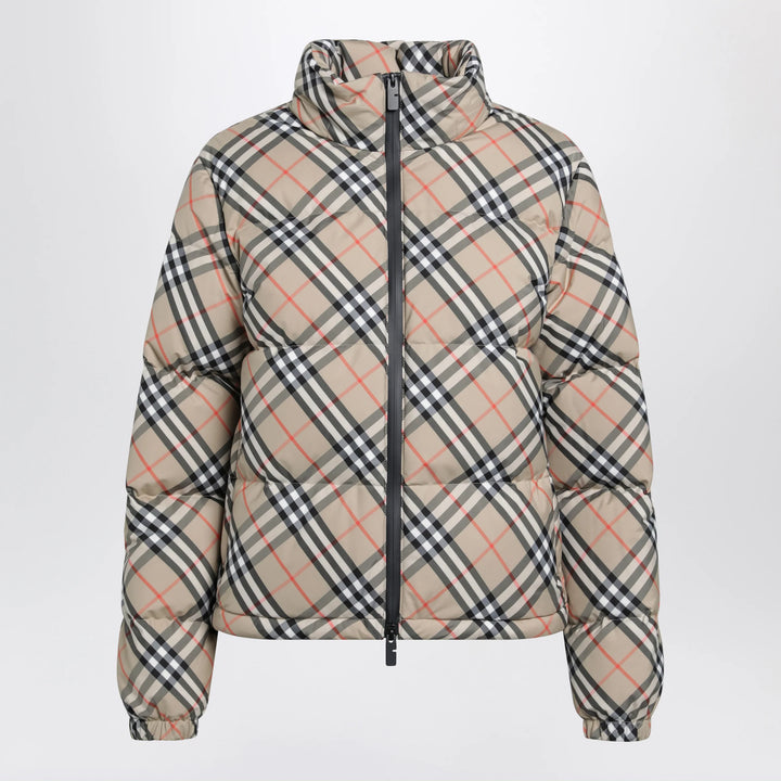 Burberry - Sand Check Ambleside Down Jacket