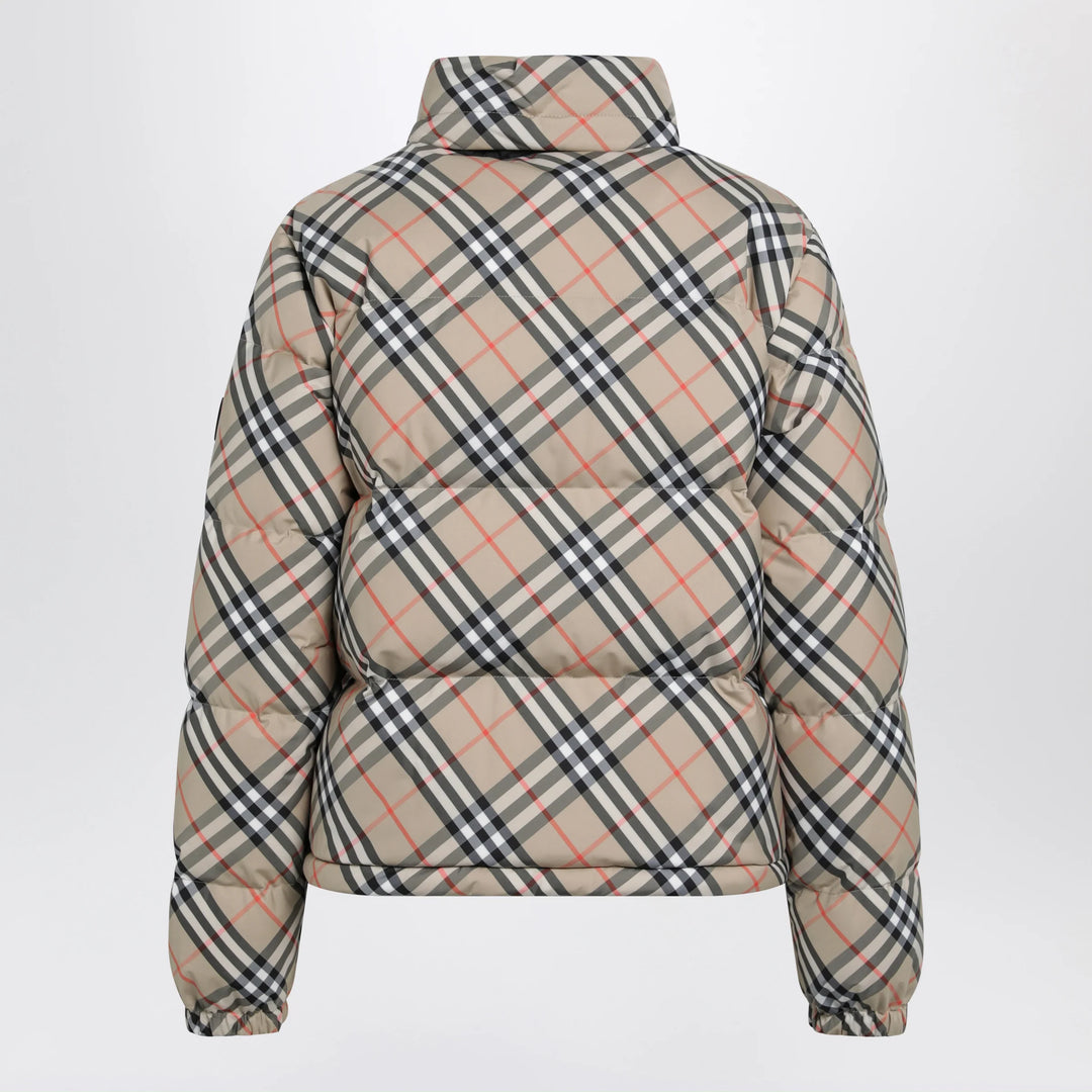 Burberry - Sand Check Ambleside Down Jacket