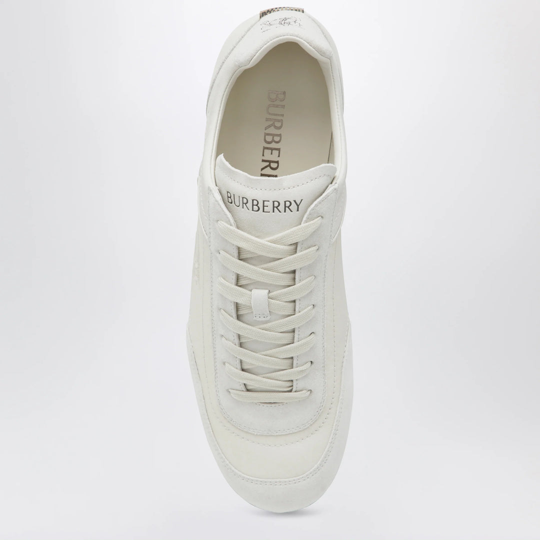 Burberry - Beige leather Knight Runner trainers