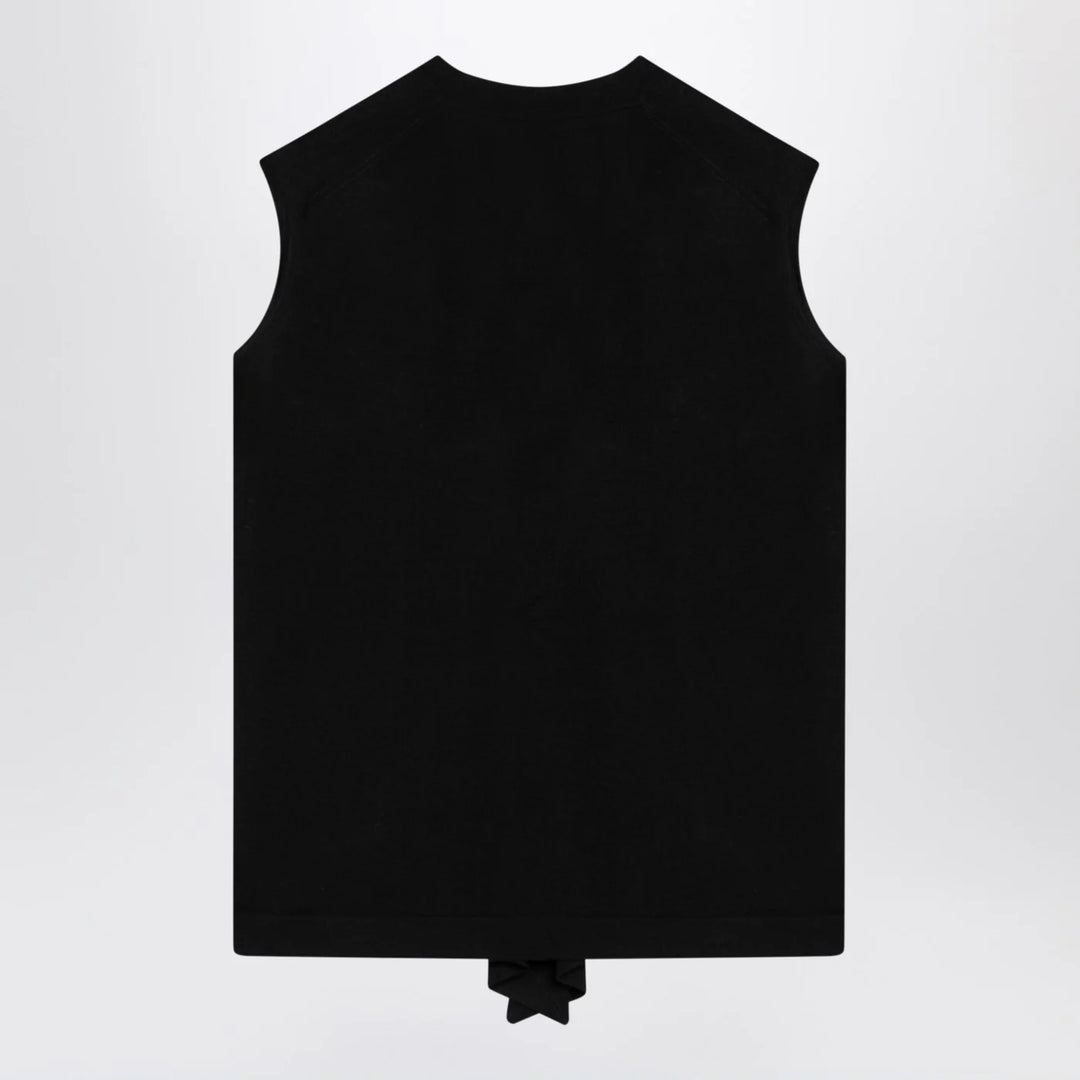 The Row - Black wool Waistcoat cardigan