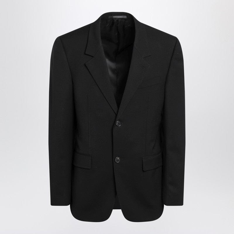 Coats & Jackets Balenciaga - Single-breasted black wool jacket - 36 FR Brand