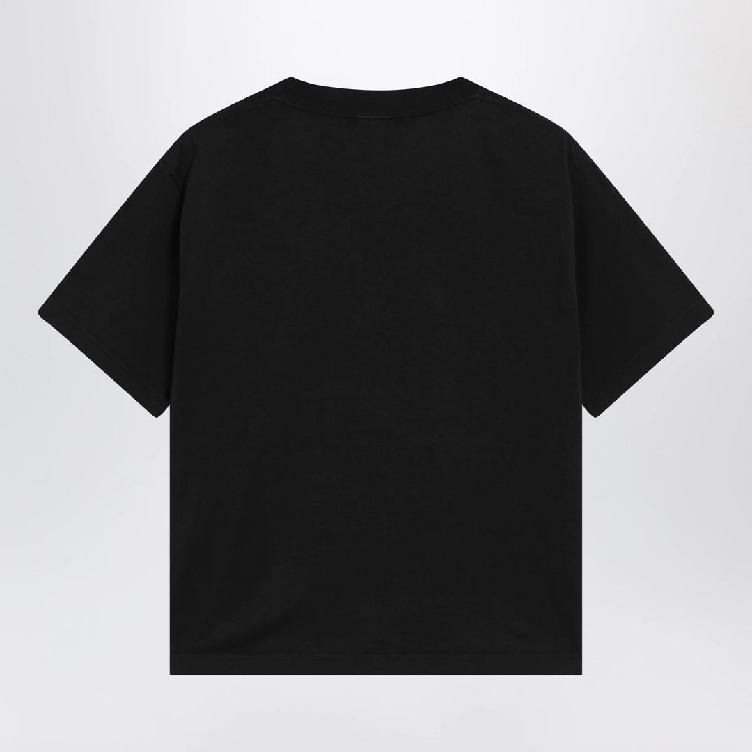 Balenciaga - Sacré Cœur print medium-fit cotton T-shirt in black