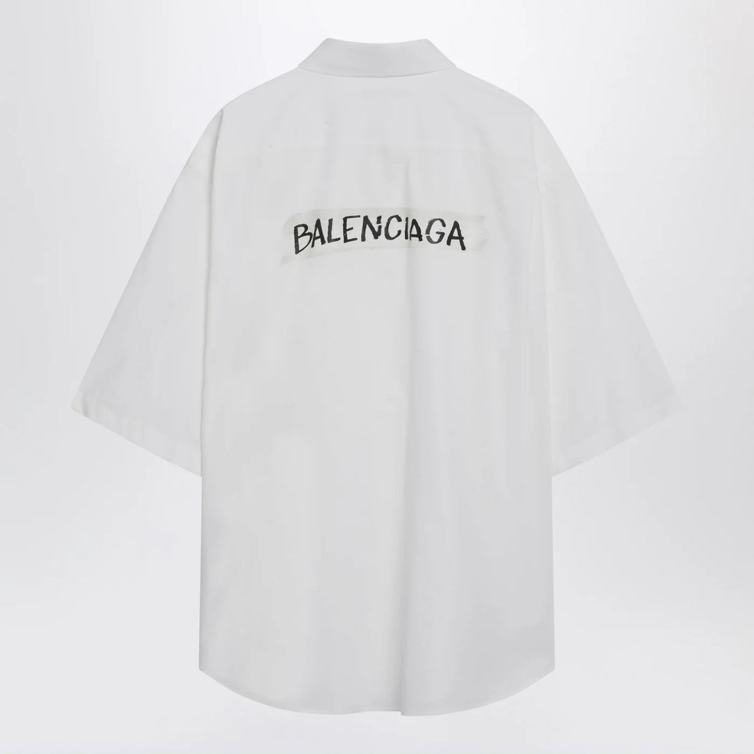 Balenciaga - White Masking Tape shirt
