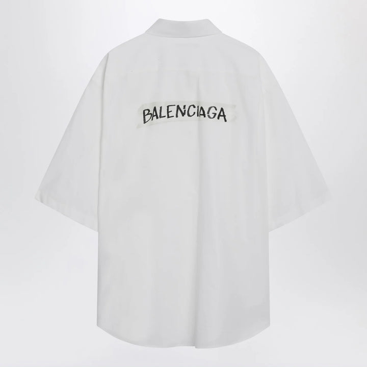 Balenciaga - White Masking Tape shirt