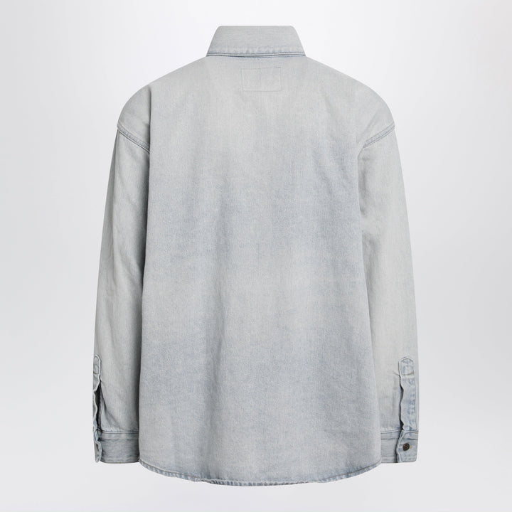 Balenciaga - Light blue cotton denim shirt