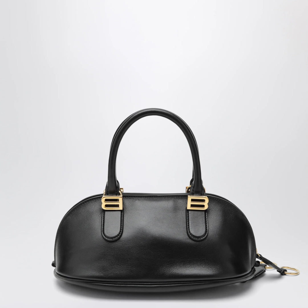 Balenciaga - Bolero Mini bowling bag in black leather