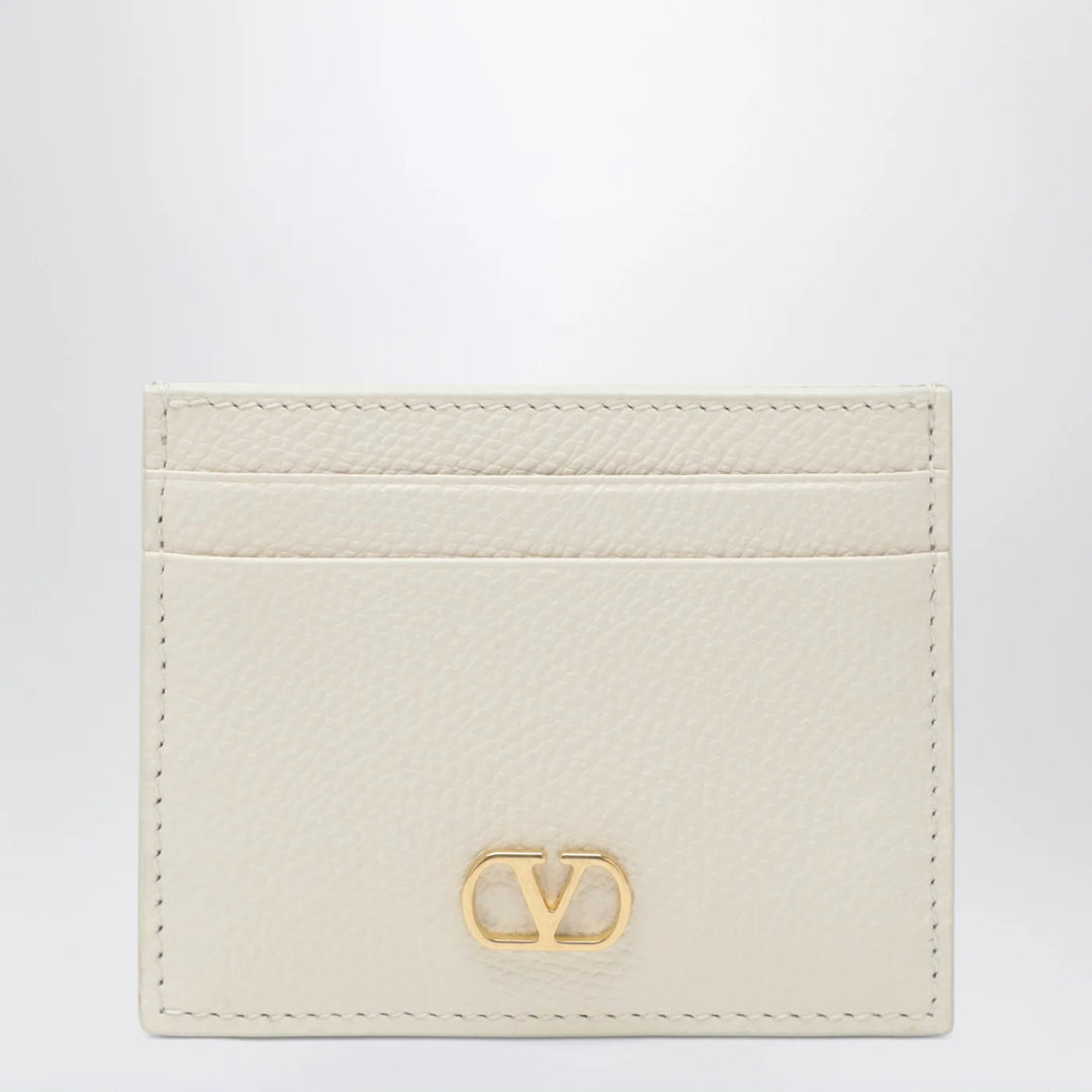 Valentino Garavani - Ivory Vlogo Signature card holder