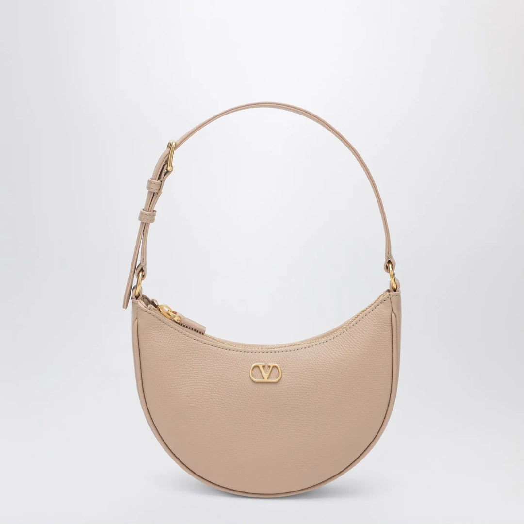 Valentino Garavani - Pink leather Vlogo Signature mini hobo bag
