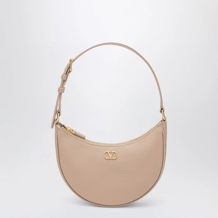 Valentino Garavani - Pink leather Vlogo Signature mini hobo bag
