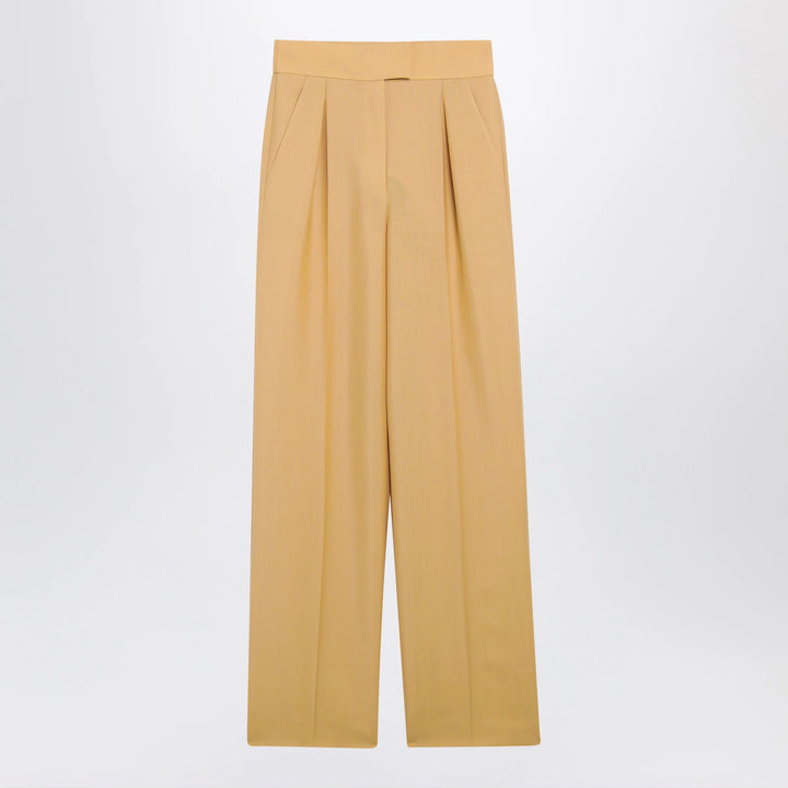 Valentino - British Mohair trousers in ochre