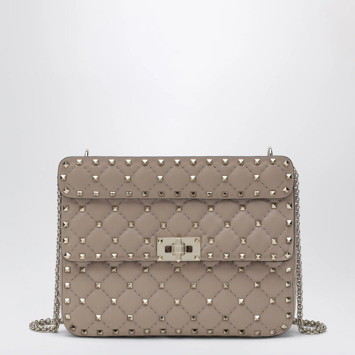 Valentino Garavani - Medium Rockstud Spike bag in powder pink nappa leather