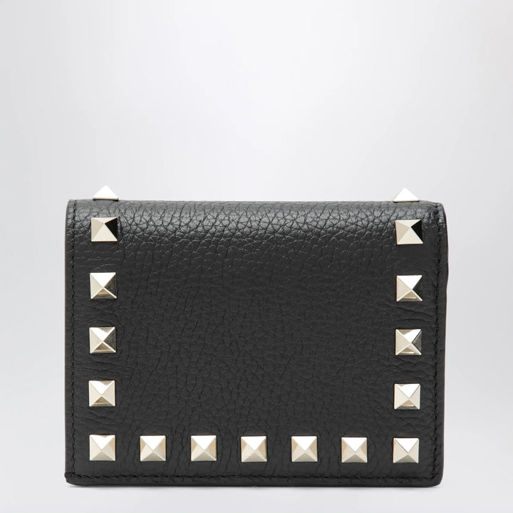 Valentino Garavani - Black Rockstud leather wallet