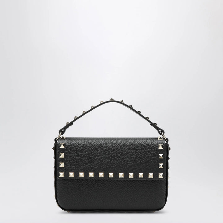 Valentino Garavani - Rockstud pouch in grained calfskin leather, black