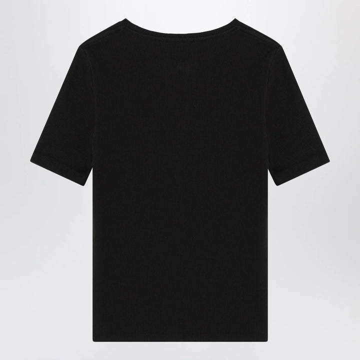 ANINE BING - Black short-sleeved t-shirt