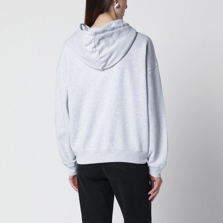ANINE BING - Harvey New Classic oversized cotton hoodie in grey