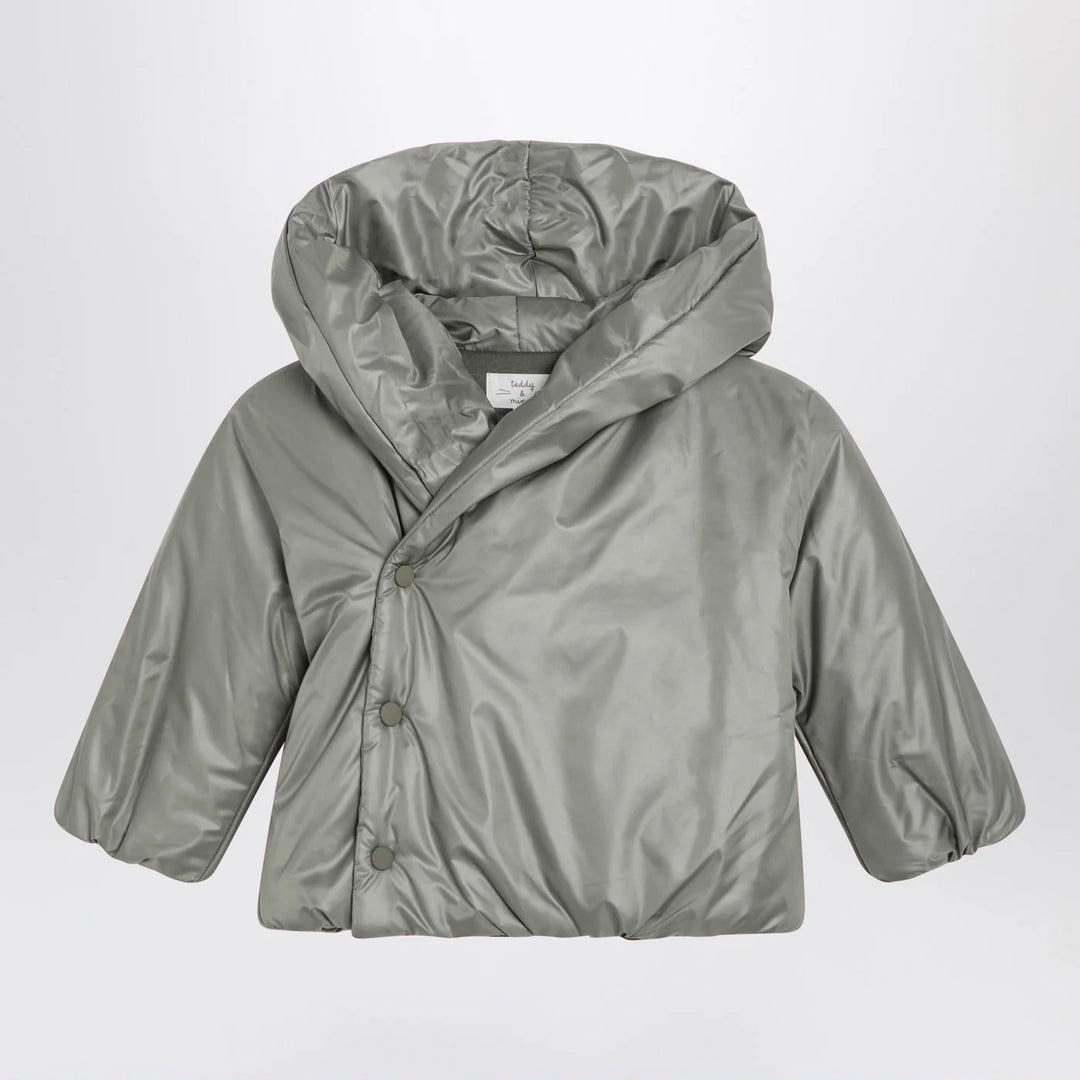 Teddy &amp; Minou - Fir green hooded puffer jacket
