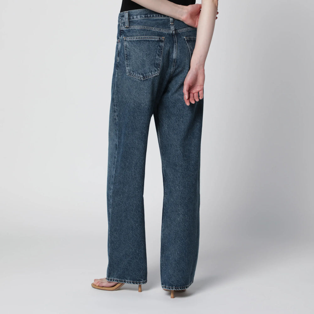 AGOLDE - Arc Criss Cross jeans in dark indigo denim Brand Apparel & Accessories > Clothing > Pants