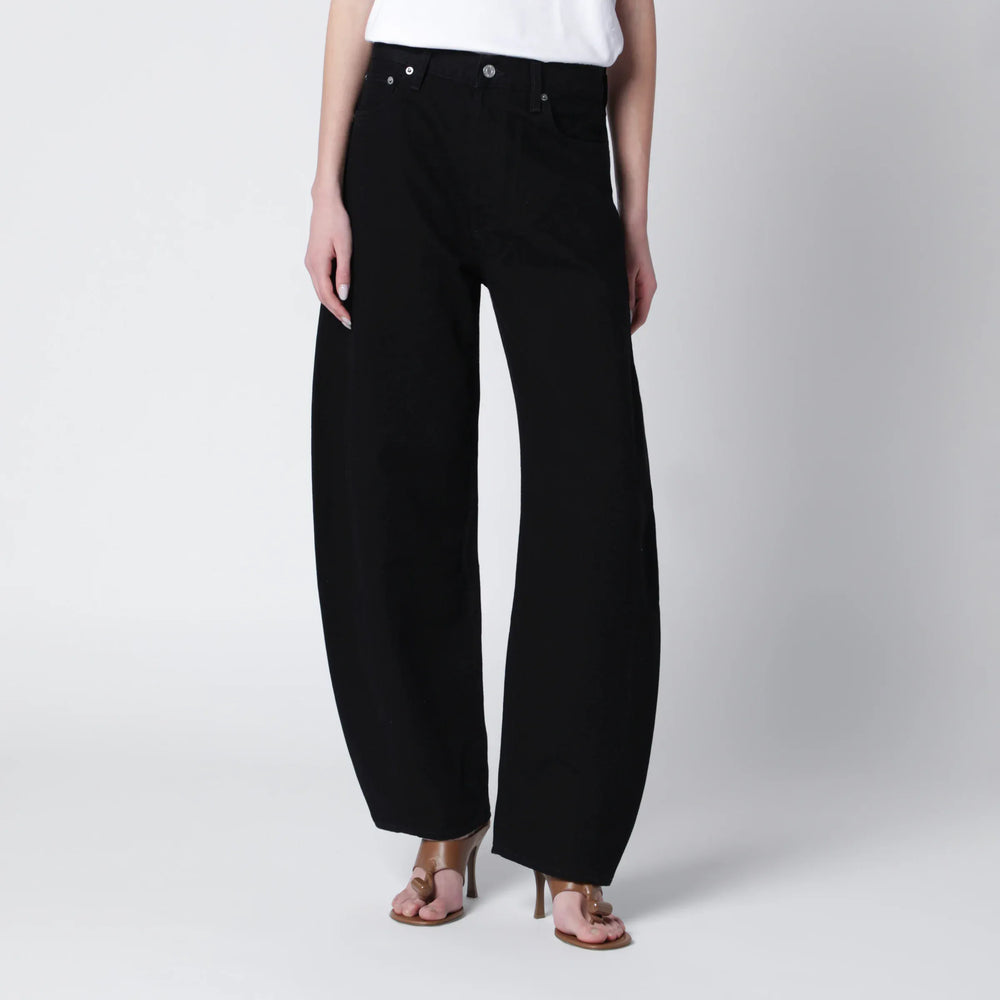 AGOLDE - Luna Jeans In Black Cover Denim Brand Jeans 29