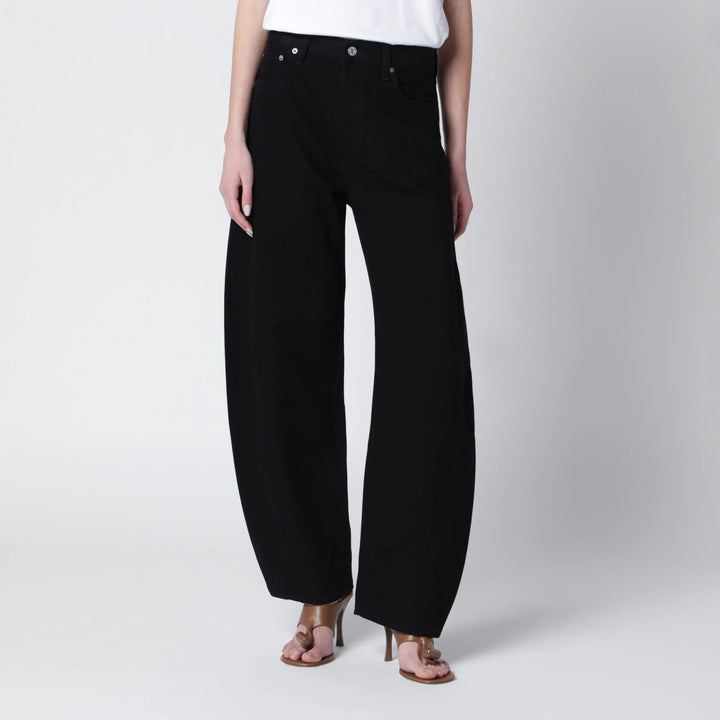 AGOLDE - Luna Jeans In Black Cover Denim Brand Jeans 29