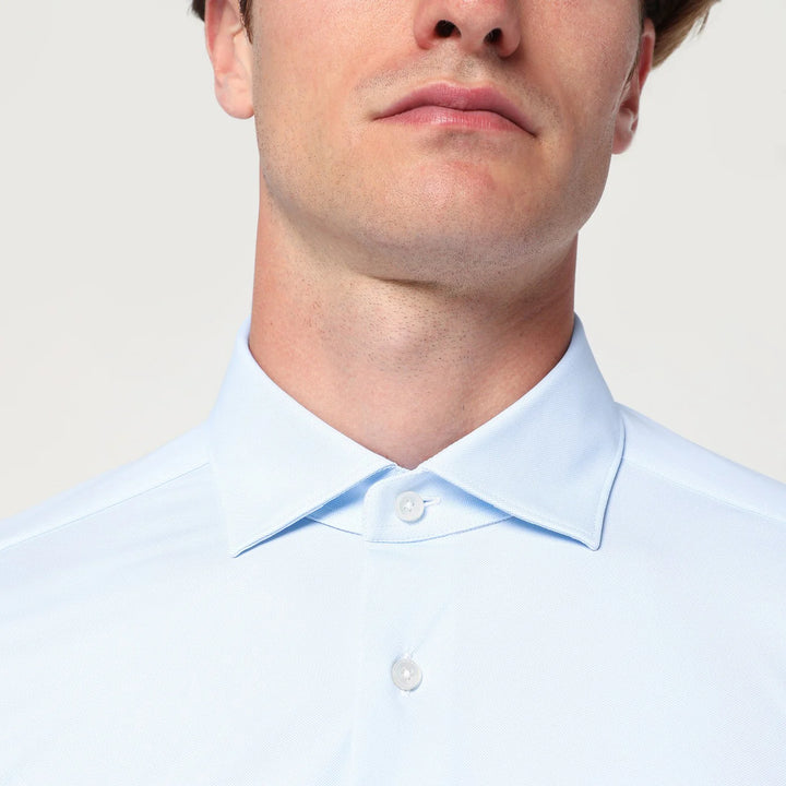 XACUS - Light blue Active twill shirt