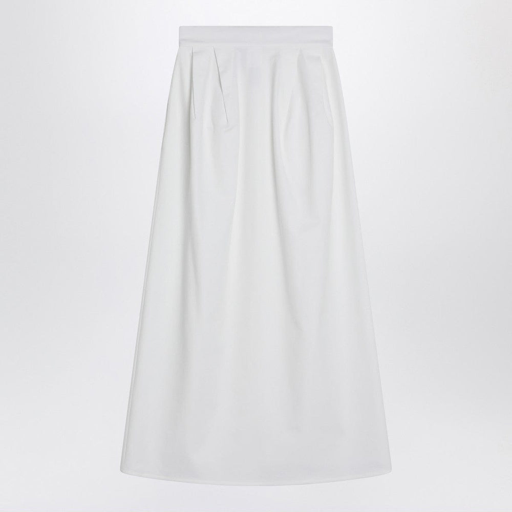 Skirts 44 Max Mara Wide white gabardine skirt Brand