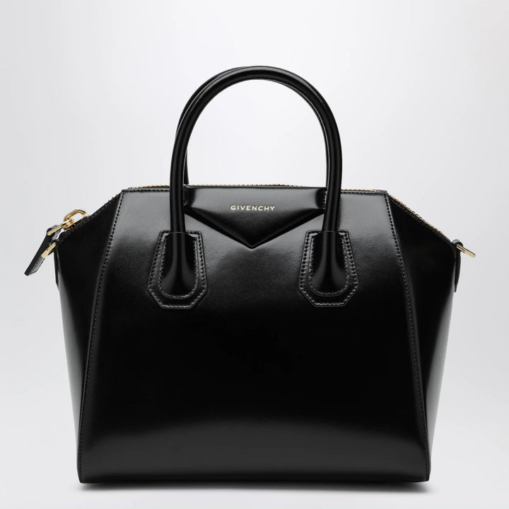 Givenchy - Small Black Antigona Bag In Leather