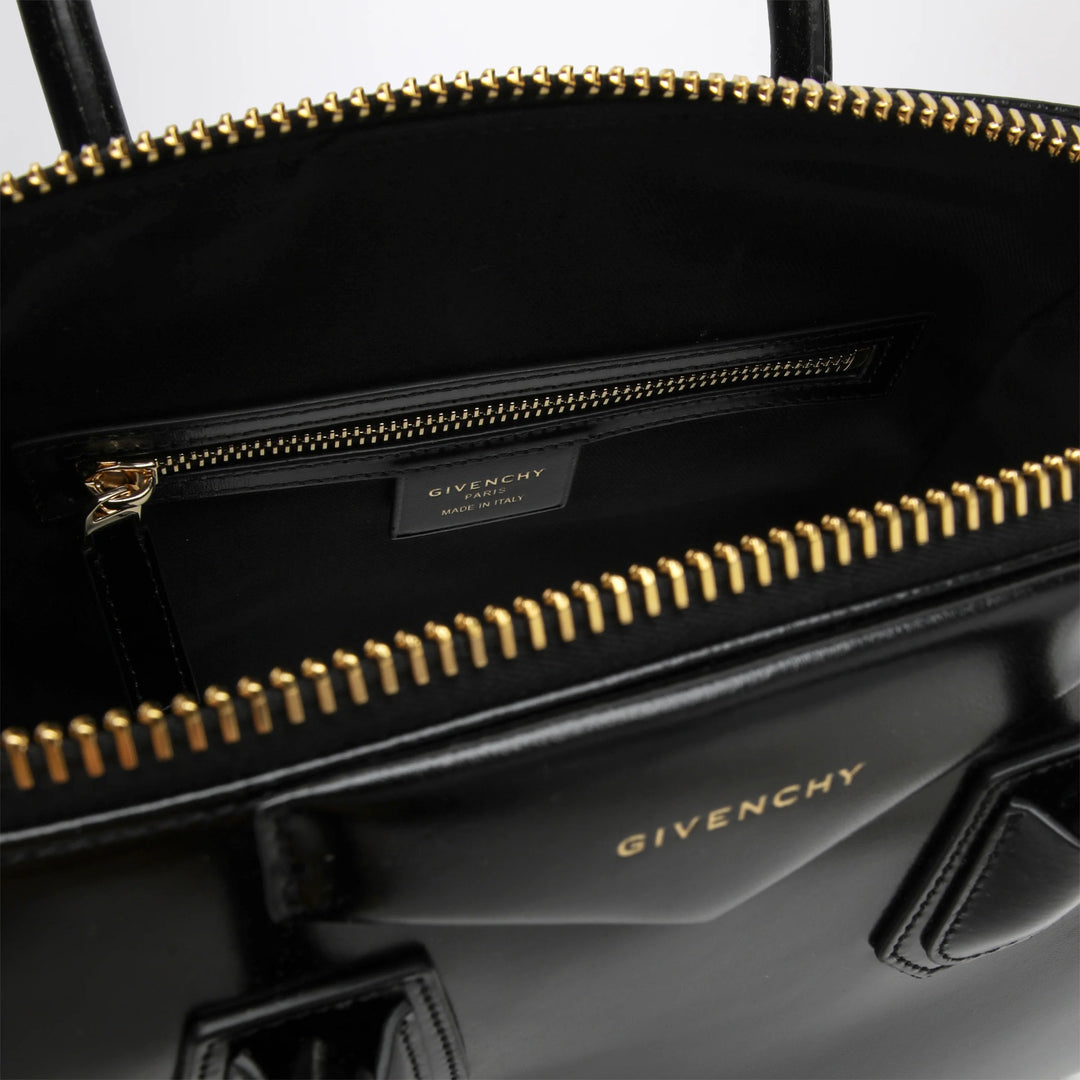 Givenchy - Small Black Antigona Bag In Leather