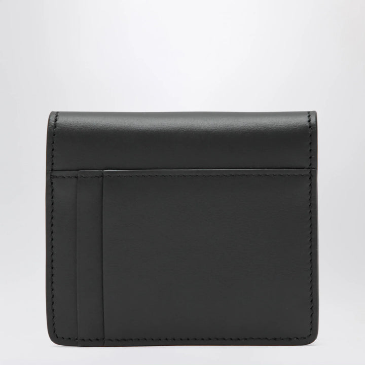 Dolce&amp;Gabbana - Black leather wallet with DG logo