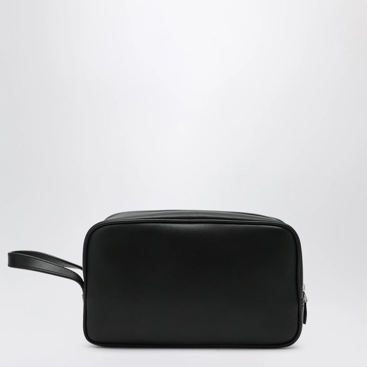 Dolce&amp;Gabbana - Atene toiletry bag in plonge calfskin leather, black
