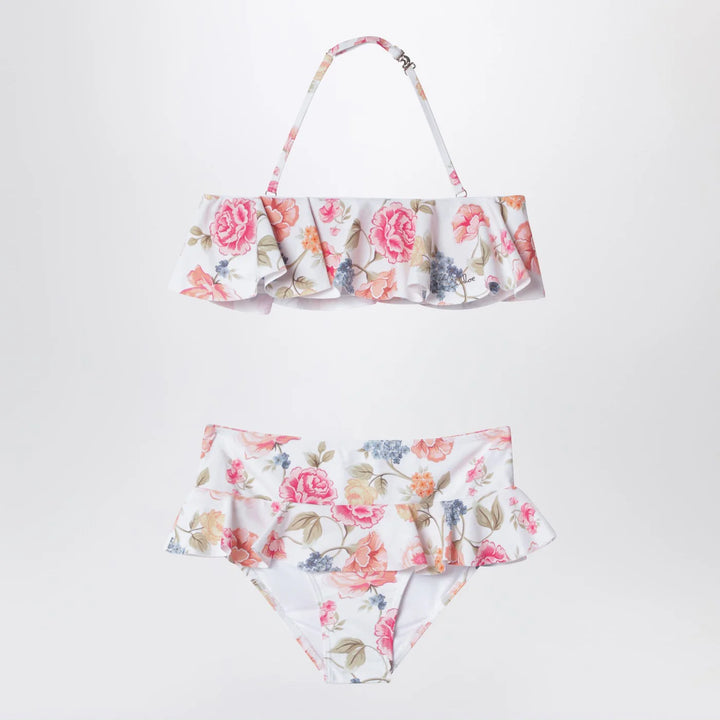 Chloé - Pink bikini with floral print