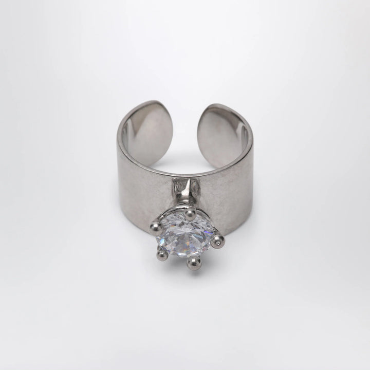 PANCONESI - Armour Ring Small with Diamonds