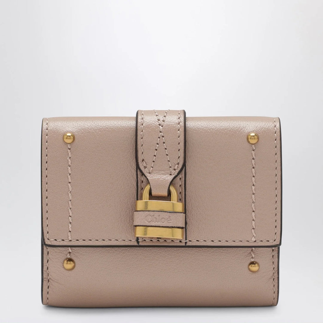 Chloé - Mini pink Paddington trifold leather wallet