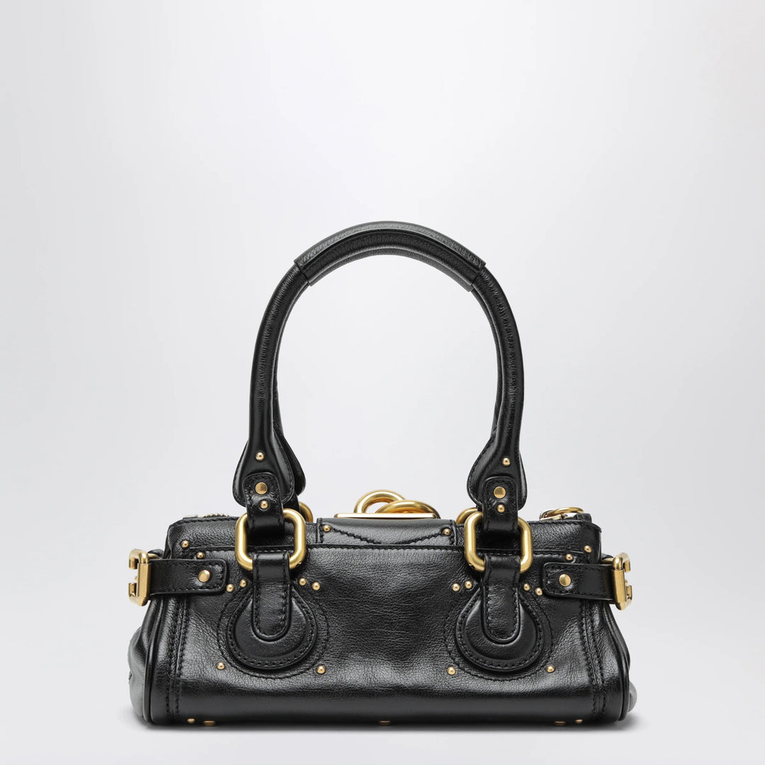 Chloé - Small black Paddington leather bag