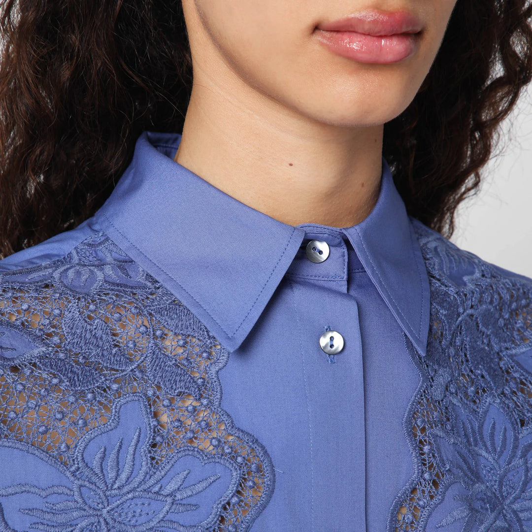 P.A.R.O.S.H. - Embroidered cotton shirt