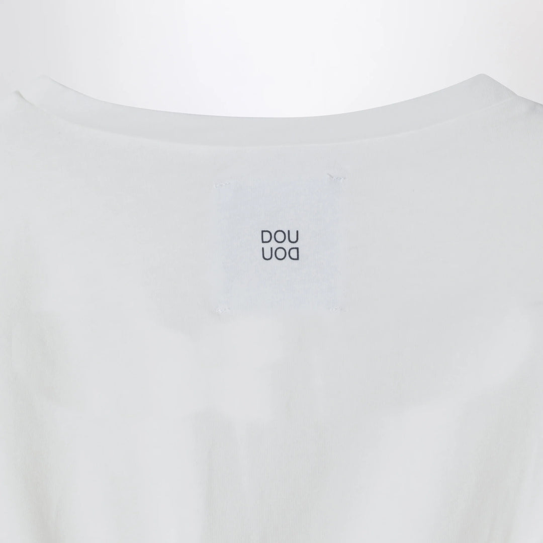 Douuod - Calendula ivory cotton T-shirt