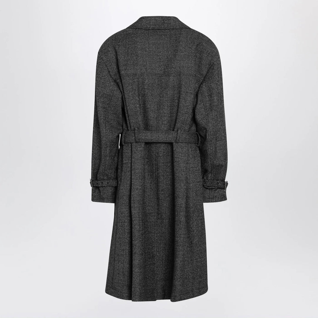 Dolce&amp;Gabbana - Grey wool double-breasted coat