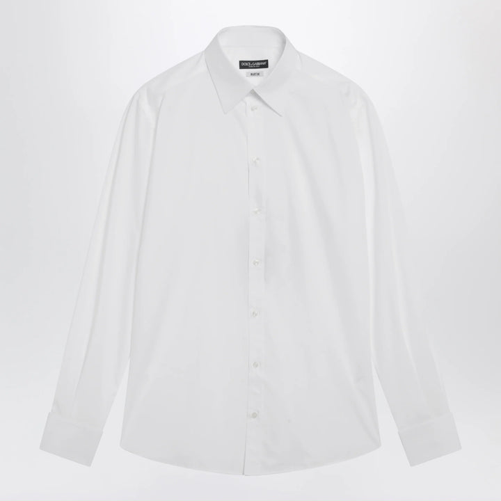 Dolce&amp;Gabbana - Martini white cotton poplin shirt