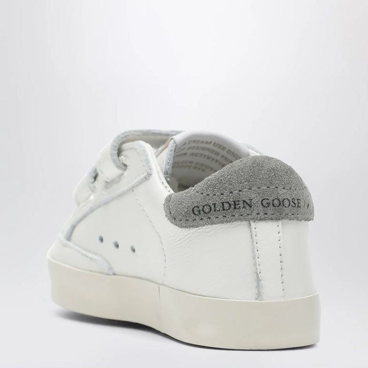 Golden Goose - White/beige Old School baby trainers with duck motif