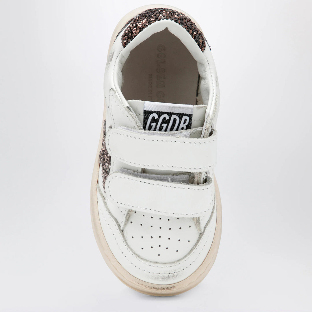 Golden Goose - Ball Star sneakers in white/ash/brown