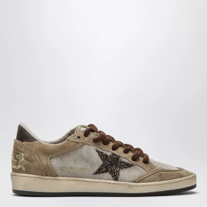 Golden Goose - Ball-Star beige/brown suede Sneakers